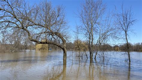 Floodwater not dampening people’s Friday at Riverside Park