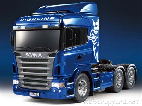 23674 Tamiya Scania R620 6x4 Highline RTR Blue Radio