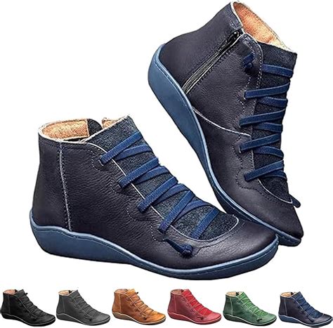 Amazon Sherum Vintage Strappy Ankle Boots For Women Keilani Shoes