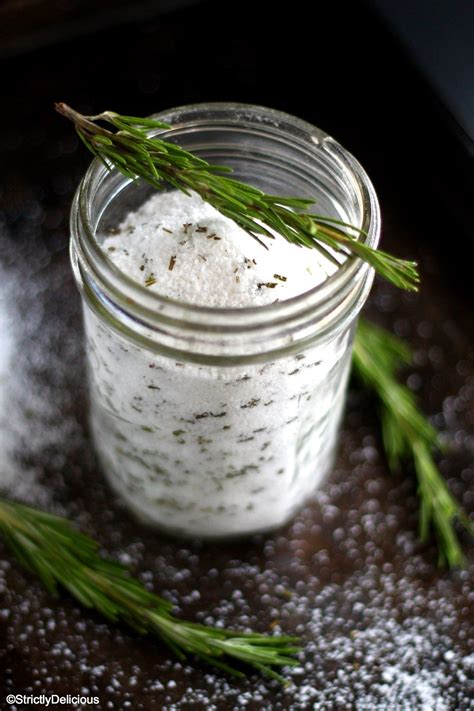 How To Make Rosemary Salt Strictlydelicious Rosemary Salt Recipe