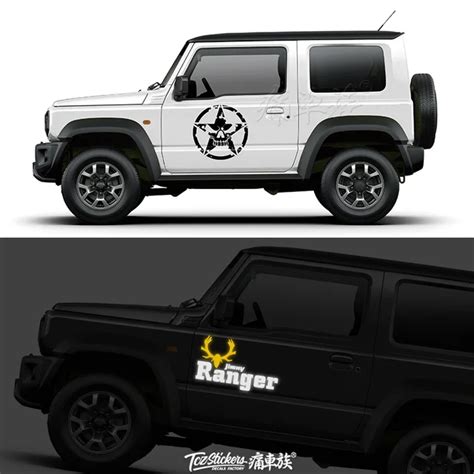 Car Stickers For Suzuki Jimny Body Decoration Modified Decals