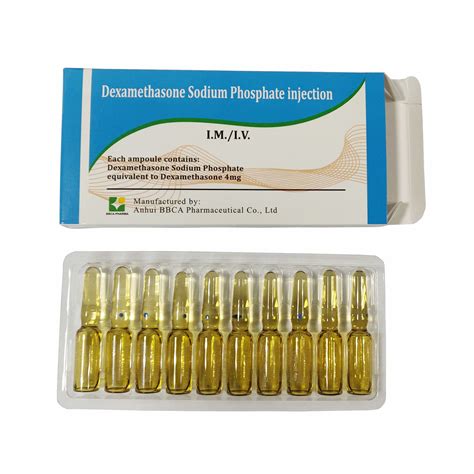 Dexamethasone Sodium Phosphate Injection 4mg 1ml 8mg 2ml Cung Cấp đăng Ký Và Oem