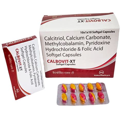 Calcitriol Calcium Carbonate Hydrochloride And Folic Acid Softgel