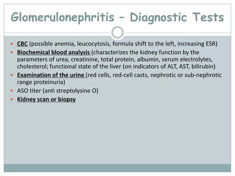 Acute And Chronic Glomerulonephritis Ppt