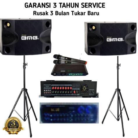 Jual Paket Sound Sistem Speaker Bmb Inch Original Paket Karaokey