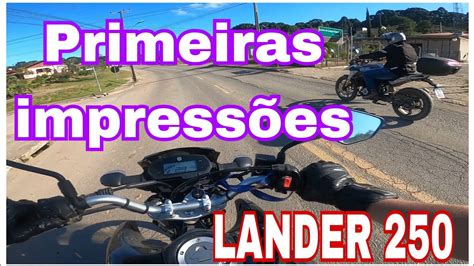 Primeiras Impress Es A Yamaha Lander Youtube