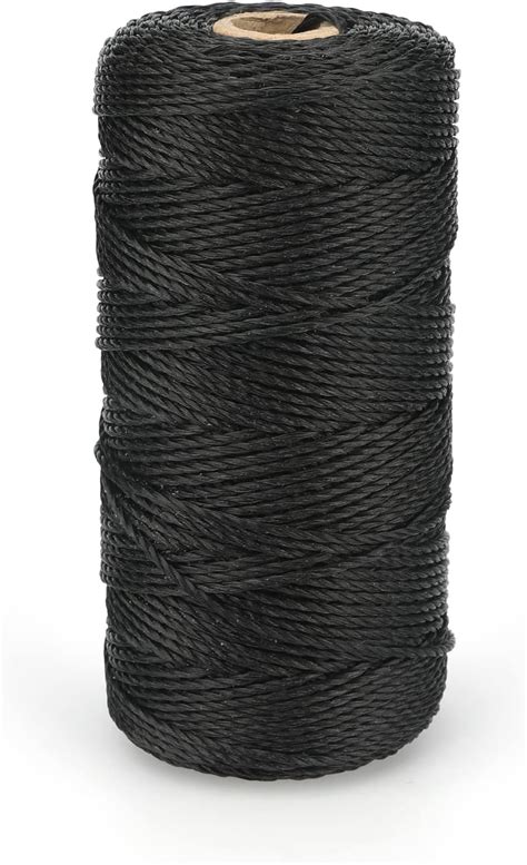 Joycraft 130M Schwarze Nylonschnur Gartenschnur 2mm Packschnur Garten