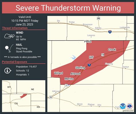 Nws Severe Tstorm On Twitter Severe Thunderstorm Warning Including