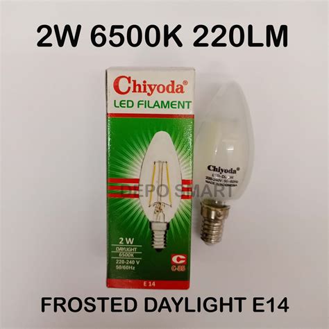 Jual Lampu Led Chiyoda Filament C W Frosted Daylight K Lm E