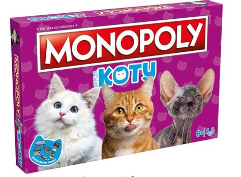 MONOPOLY KOTY KLASYCZNA GRA PLANSZOWA KOTKI Stan nowy 108 zł