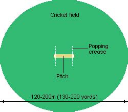 Diagram Of The Cricket Field Labeled