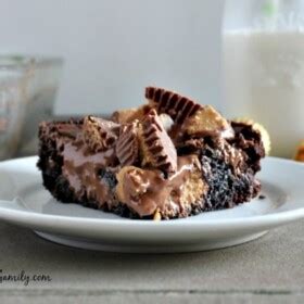 Peanut Butter Cup Brownies Somewhat Simple