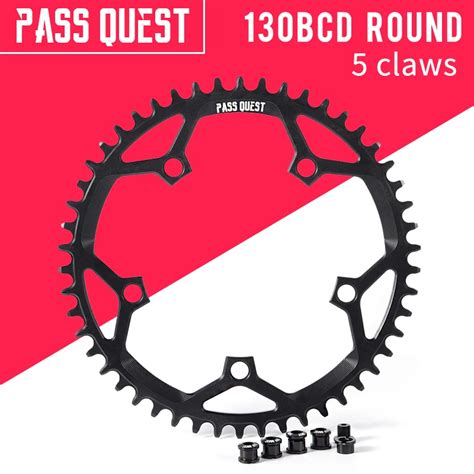 Pass Quest Round Paw Narrow Wide Chainring Bcd Road Bike