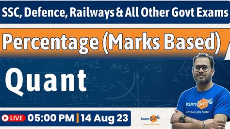 Percentage Marks Based Quants Ssc Defence Railways Ib Other