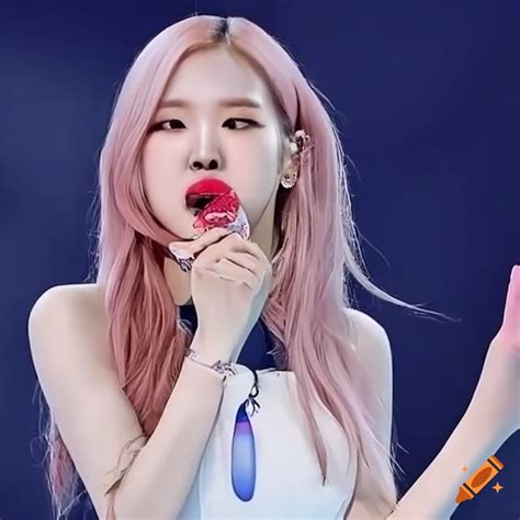 Rosé From Blackpink With An Olympic Gold Medal On Craiyon