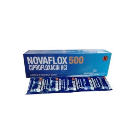 Novaflox 500 Mg 10 Kaplet Manfaat Kandungan Dosis Dan Efek Samping