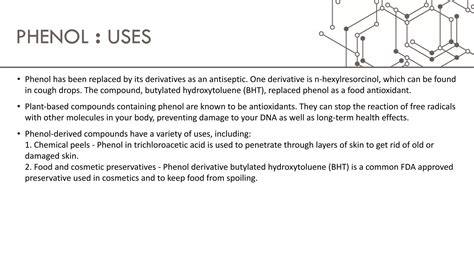 structure and uses of phenol, cresol, resorcinol and naphthol | PPT