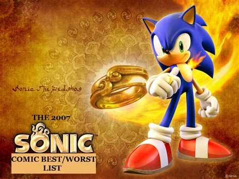 Hedgehogs Can't Swim: THE 2007 SONIC THE HEDGEHOG COMIC BEST/WORST LIST!