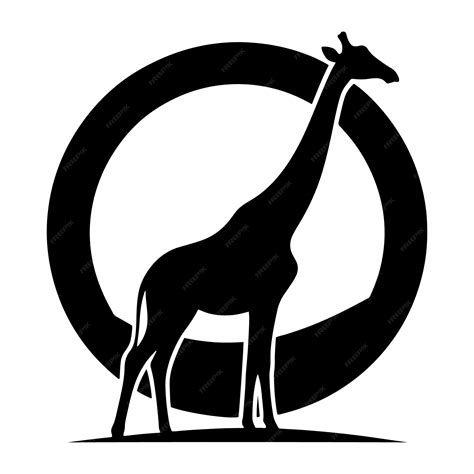 Premium Vector Giraffe Silhouette Vector Illustration