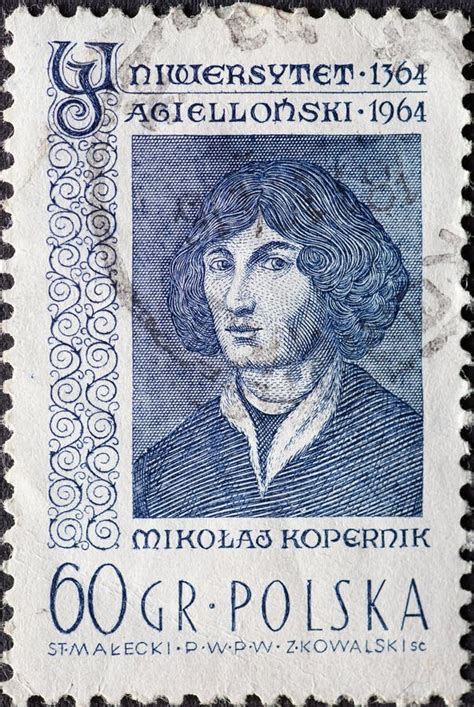 Poland Circa A Post Stamp Printed In Poland Showing A Portrait