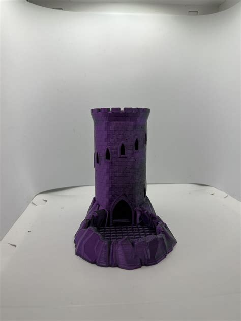 Dice Tower Stl File Castle Dice Tower Dnd Dice Tower Stl Etsy