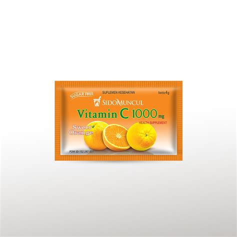 Jual Sidomuncul Vitamin C Orange Rasa Jeruk Sachet Vitamin Daya