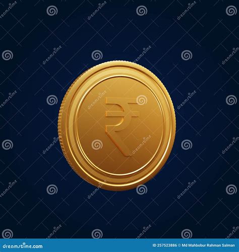 Currency Symbol Indian Rupee D Illustration Stock Illustration