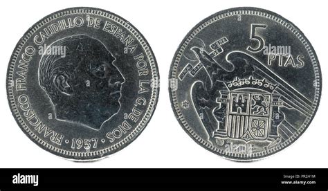 Antigua Moneda Espa Ola De Pesetas Francisco Franco El A O