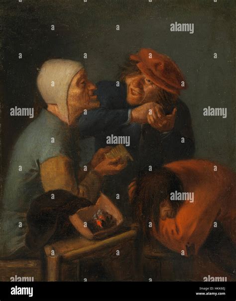 Adriaen Brouwer The Delousing Stock Photo Alamy