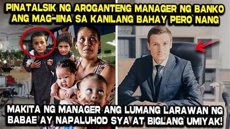 Pinatalsik Ng Manager Ang Mag Iina Na Hindi Makabayad Ng Utang