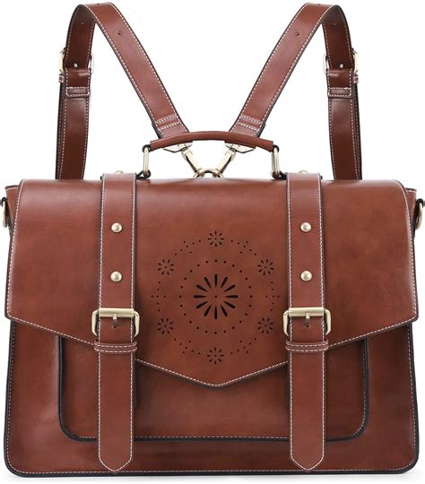 Top 10 Womens Laptop Backpack Pebble Leather Saddle Home Preview