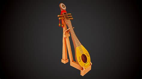 Artstation 3d Stylized Low Poly Lute