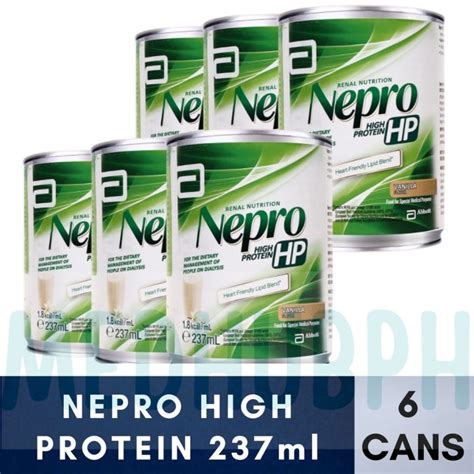 Agad Na Paghahatid NEPRO High Protein Vanilla 237ml 6 CANS Exp MAR