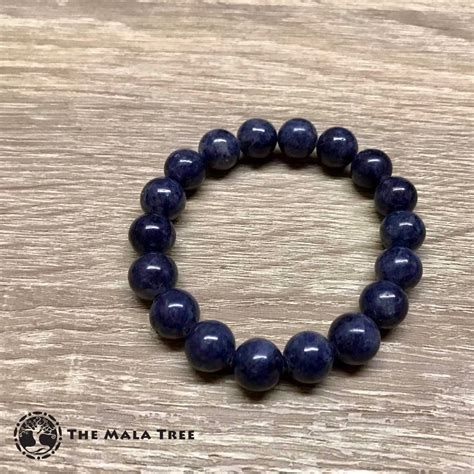 BLUE SAPPHIRE Bracelet (Round) 11mm - The Mala Tree