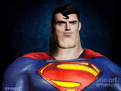 Realistic Animated Superman Digital Art by Rebekah Fogle - Fine Art America