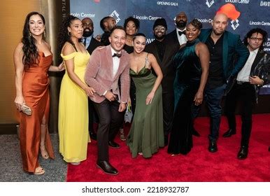 Cast Musical Hamilton Attends New York Stock Photo 2218932787 ...