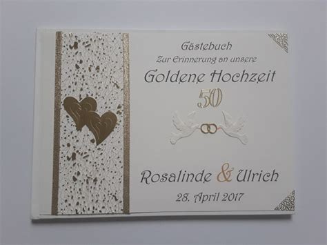 G Stebuch Goldene Oder Diamantene Hochzeit A Etsy