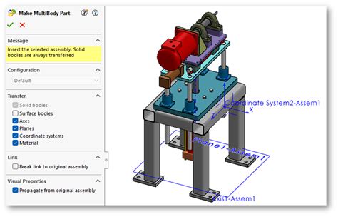 Make Multibody Parts From Solidworks Assemblies Goengineer