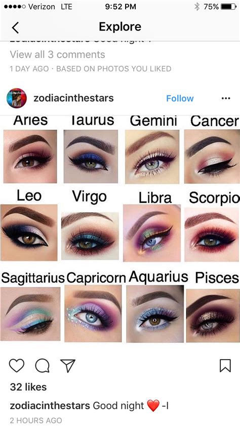 Zodiac Signs Makeup Look Flower Makeup Colorful Makeup Valentines