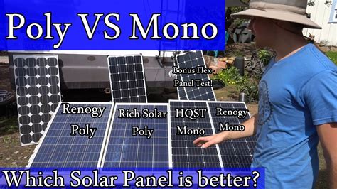 Amazon Solar Panels Mono Vs Poly Real World Test Worth The