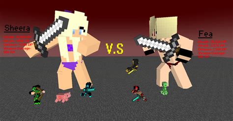 Battle Of The Goddesses Sheera Vs Fea By Gtsminecraft On Deviantart