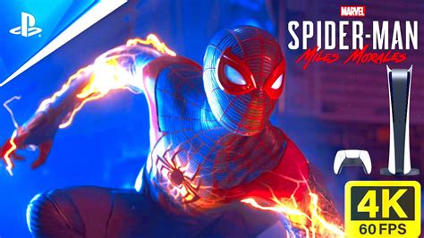 Marvels Spider Man Miles Morales Gameplay Ps5 4k 60 Fps Mejores Juegos