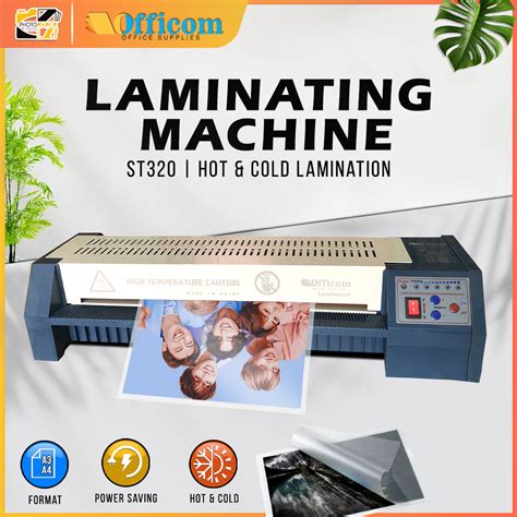 St Laminating Machine A A Size Hot Cold Laminator With Reverse