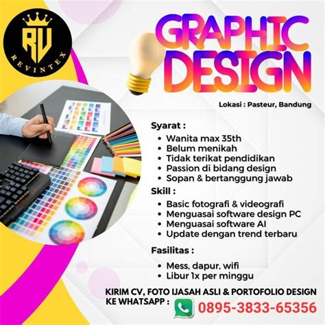 Lowongan Kerja Graphic Designer Di Revintex Lokerbandung Id