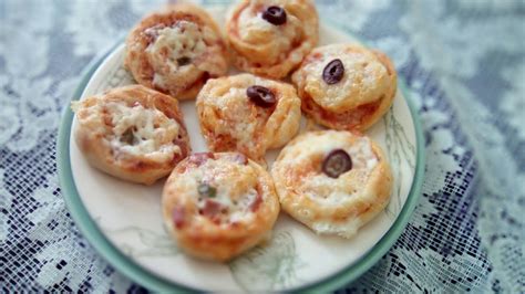 Minis Pizzas Roul Es Recette Facile Youtube