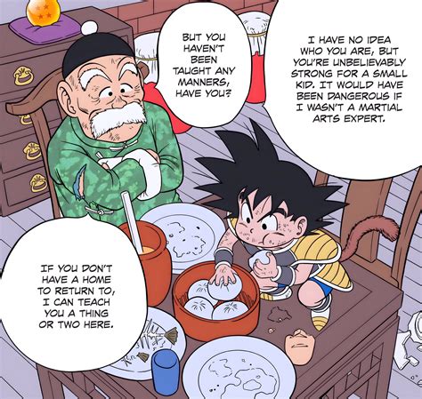 Goku And Grandpa Gohan