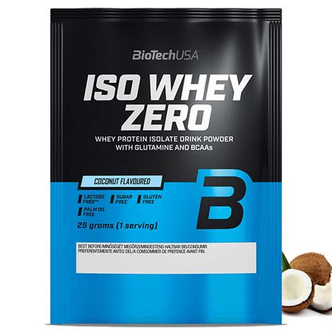 BIOTECH ISO WHEY ZERO 25g IZOLAT BIAŁKA WPI PROTEIN MASA SIŁA