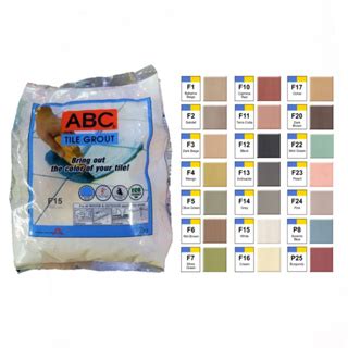 Abc Tile Grout Kg Available In Different Colors Shopee Philippines