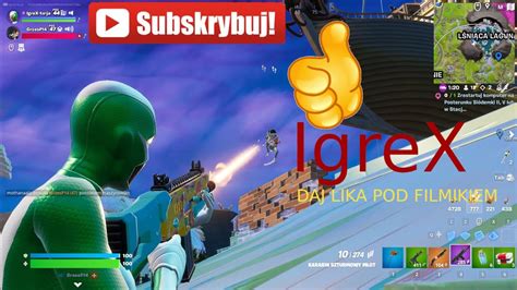 Fortnite grałem z Grzesiem i grałem w pary i zajęliśmy 7 miejsce YouTube