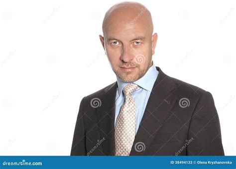 Bald Man In A Suit And Tie Stock Photos - Image: 38494133